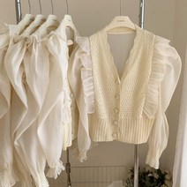 김비서블라우스 곱창 여름 봄 왕리본 블라우스 벌룬 4 5 월 결혼식 하객룩