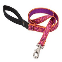LupinePet Originals 3/4” Alpen Glow 4-foot Padded Handle Leash for Medium and Larger Dogs, 1