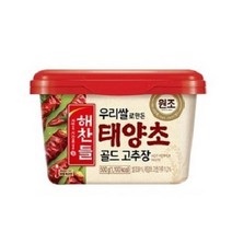 해찬들 태양초 골드 고추장, 500g, 5개