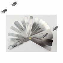0.03~1mm 100MZ 25매 전장 100mm 일본정품 블루텍 시크니스게이지 두께게이지 치크니스게이지 틈새게이지, 1개