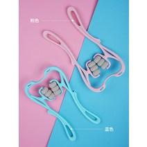 휴대용 뒷목뻐근땡김 승모근 목지압기 일자목 어깨안마기 미니 경추마사지기 목안마기 거북목 뒷목, 컬러 투피스