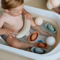 말랑하니 아기 목욕 물놀이 장난감, 핑크