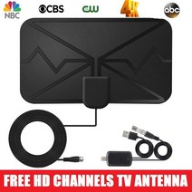 차량안테나부스터 와이파이 디지털 4K 36DBI 고 이득 HDTV 박스 디지털 안테나 3600 마일 증폭기 부스터 활, 한개옵션0
