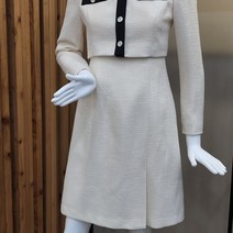 케네스레이디 카라 투피스 트위드원피스