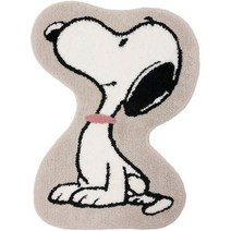 일본직발송 4. 센코(Senko) 센코 스누피 웨이팅 매트 인테리어 매트 베이지 약 65×48cm 87678 B07LG9JF6G, One Size_One Color, One Color