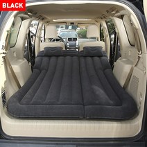 차량용가족매트 화물차 간호 간병매트리스 에어 매트리스 자동차 후면 여행 침대 SUV 접이식 뒷좌석 수면, 01 Black