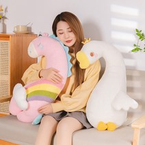 ㄱ자 바디플로우 성인 껴안는 애착 베개 바디필로우 인형 안고자는 롱 쿠션 전신 대형 긴, 기린