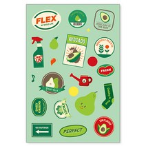 리훈 레트로 리무버블 스티커 단품모음, 06.퍼펙트그린[B023]