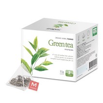 티메이드 유기농 작설 녹차 삼각티백 10개입 그린티, 1.1g
