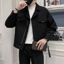 남자크롭자켓 캐주얼 가을 블레이저 오버핏 간절기 숏자켓