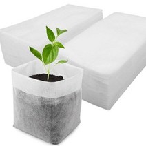 그로우백 부직포백 부직포화분 화분가꾸기 14x16cm 100매, 단일옵션