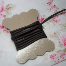 오시도리면끈 2530 - 48 (밤색)3.5~4mm