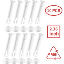 Intex 13ft24ft 용 플라스틱 풀 조인트 핀씰고무 씰 풀 교체 부품이있는 금속 프레임 풀 10 개, 02 B