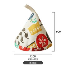 신형 천공예솜 단열냄비 손잡이 삼각냄비 모자 뚝배기 가마솥 손잡이 단열냄비 귀걸이, 1 건, 과일(노란색 요리사)