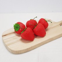 한소픈 과일소품 과일모형 인테리어 장식품 카페 소품 촬영소품 카페 장식 디스플레이소품, 리얼 왕 딸기1P