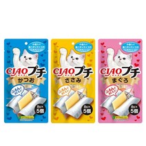 [nanaharu] 이나바 챠오 뿌치(쁘띠) 8g x 5입, 12팩, 참치