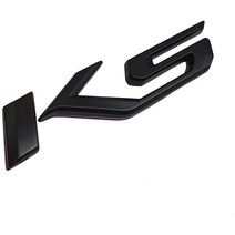 기아 K5 3D 로고 레터링 리어엠블럼 영문 엠블렘, 블랙 Black