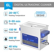 공업용청소기 강력흡입 산업용 진공청소기 GT SONIC-휴대용 울트라소닉 클리너 6L 150W 울트라사운드 클, 04 GT-R6_01 미국