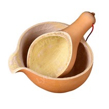 선술집바가지 표주박 청주 나무 조롱박 가정용 술집, 작은삽너비6-10cm