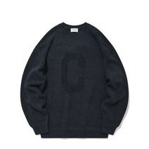 COVERNAT 부클 C 로고 니트 네이비