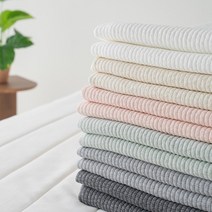 목화솜 60수 순면 누빔 피그먼트 침대패드 겸 이불, 베이지