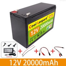 태양광발전기세트 태양광발전기 Cool Leopard 12V 80AH 18650 리튬 배터리는 태양 에너지 및 전기 자동차 배터리 12.6V 3A 충전기에 적합합니다., 01 12V 20AH