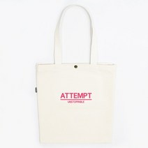 언스탑퍼블 어템프트 ATTEMPT - 에코백
