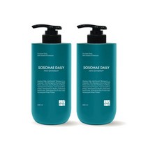 소소해 데일리 비듬샴푸 500ML 1+1 두피 손상모 미용실, 소소해 데일리 비듬샴푸 500ML 1