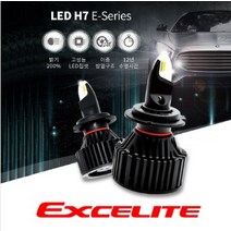 엑셀라이트 합법 그랜져 HG (11년-17년) LED 전조등 헤드라이트 1대분, H7, 1개, 화이트 6000K
