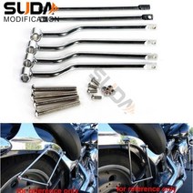 할리데이비슨 투어링 새들백 사이드백 브라켓 크롬