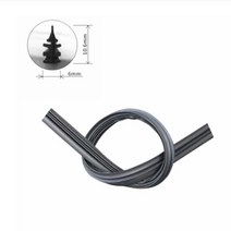 차량와이퍼 쌍용 자동차 앞 유리 와이퍼 블레이드 삽입 고무 스트립 리필 2 개 액티언 투리스모 렉스턴 로