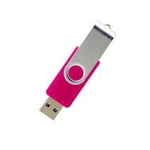 usb기기 usb Exuanck 사용자 정의 로고 금속 회전 USB 2.0 4 기가 바이트 8 16 32 메모리 플래시 드라이브, 07 pink_07 2GB