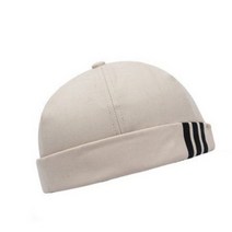 지구봄 라인 와치캡 창없는 모자