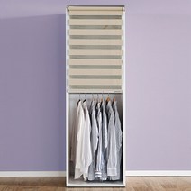 [천삼백케이] [BIF보루네오] 라보떼 코지 600 롤스크린 옷장 CZ04, 브라운