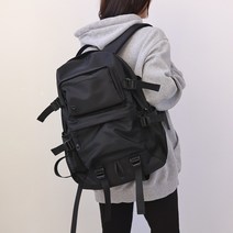 에브리테일 남녀공용 에센셜 백팩 캐주얼 초경량 노트북 수납 독서실 가방