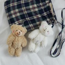 갓샵 곰돌이 가방고리 인형 키링 2color 행잉 베어 키홀더