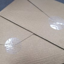 투명 원형 라운드 포장 스티커 엽서 청첩장 20mm 25mm, 2.5cm1장