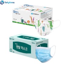 유한킴벌리 덴탈 마스크 대형 어린이 소형 국산 일회용 성인 키즈 유아 아동 국내생산, 어린이마스크(36매)