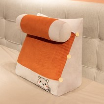 침대 머리 쿠션 삼각형 소파 쿠션 삼각쿠션 등쿠션 기대미 등허리 쿠션 침대쿠션 삼각베개 침대등쿠션 큰베개 허리받침대 벽쿠션 발베개 허리쿠션, 햄스터 코듀로이 삼각 쿠션