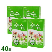 다봄 0%무알콜 온가속 순수가글 스틱가글 휴대용 구강청결제15ml x10개입, 4개(40포)