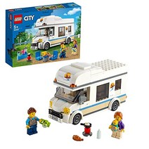 레고 (LEGO) 시티 홀리데이 캠핑카 60283 5 세 이상 멋진 놀이기구 장난감 쿠루마 캐러밴 캠프카 여름 세트
