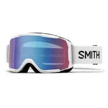 Smith Optics 데어데블 청소년 스노우 겨울 고글 - 화이트 블루 센서 미러, 기본