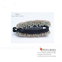 포타로사 [POTAROSA]크리스탈 비즈 10.5cm 키티 집게핀