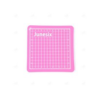 다꾸 정사각형 커팅 매트 휴대용 미니 고무 재단판 힐링 다이어리 꾸미기 칼판 파스텔 데스크 컷팅 고무판 책상 바닥 패드 깔판 8cm 핑크