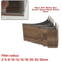 원데이클래스 가죽공방 카드지갑만들기 1 pcs 가죽 공예 하프 라운드 커터 펀치 도구 diy 가죽 벨트 지갑 스트랩 소가죽 펀치 세트 leathercraft 도구 템플릿, 없음
