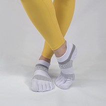 베룽코 스피너1 마라톤 사이클 등산 스포츠 발가락양말, 화이트