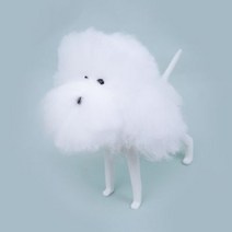 탑독 롱헤어 연습용 위그 강아지위그 학원 학교 연습용