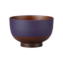 일본 전통 컬러 공기 그릇 KANO 카노, 가지 감색