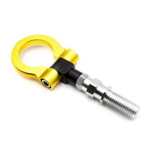 자동차견인고리 스트랩 후크 손잡이 커넥터 연결고리 자동차 레이싱 프론트 후방 견인 자동 트레일러 링 범용 바 혼다 시빅에 대한 설정, 금