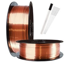 샤인 브론즈 1.75mm PLA 3D 프린터 필라멘트 메탈릭 브론즈 샤이니 3D 프린팅 소재 1KG 스풀 TTYT3D, Silk Shiny Copper